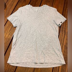 J. Crew Slim Fit Heather Gray V-Neck Tee